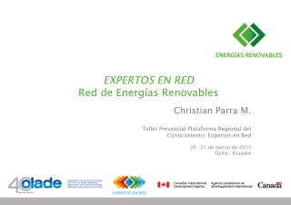 EXPERTOS EN RED Red de Energías Renovables