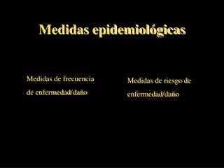 Medidas epidemiológicas