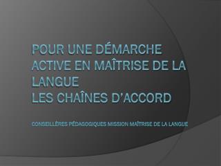Programme de la matinée :