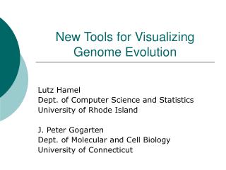 New Tools for Visualizing Genome Evolution
