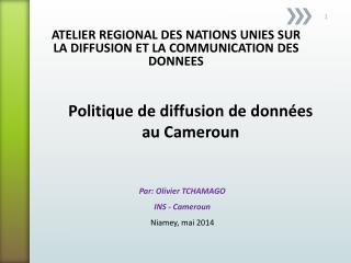 ATELIER REGIONAL DES NATIONS UNIES SUR LA DIFFUSION ET LA COMMUNICATION DES DONNEES