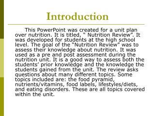 Introduction