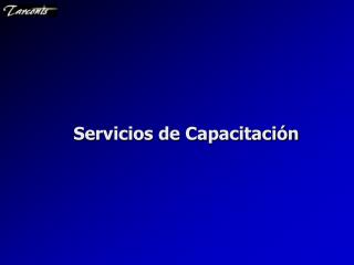 Servicios de Capacitación