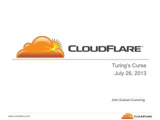 Turing’s Curse July 26, 2013