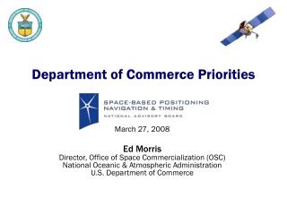 Department of Commerce Priorities