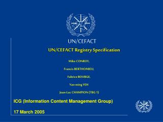 UN/CEFACT