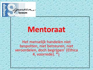 Mentoraat
