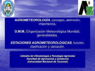 AGROMETEOROLOGÍA , concepto, definición, importancia,