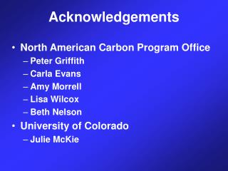 Acknowledgements