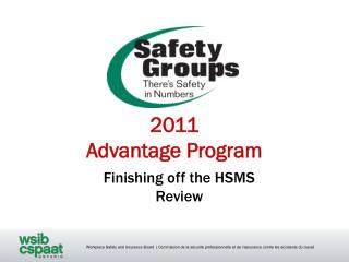 2011 Advantage Program