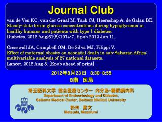 Journal Club