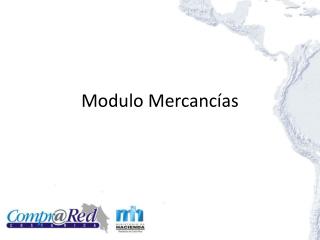 Modulo Mercancías