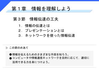 第３節　情報伝達の工夫