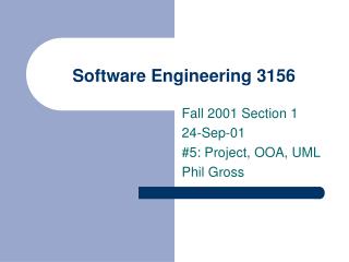 Software Engineering 3156