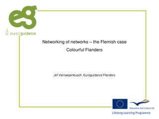 Networking of networks – the Flemish case Colourful Flanders