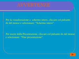 AVVERTENZE