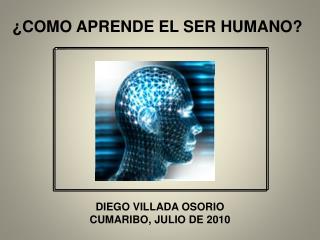 ¿COMO APRENDE EL SER HUMANO?