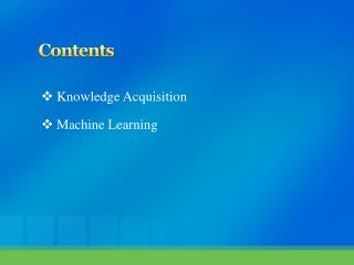Contents