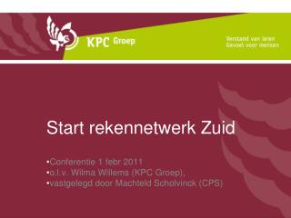 Start rekennetwerk Zuid