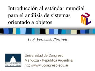 Introducción al estándar mundial para el análisis de sistemas orientado a objetos
