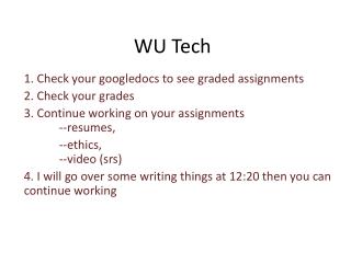 WU Tech