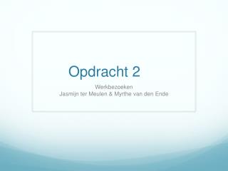 Opdracht 2