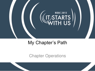 My Chapter’s Path