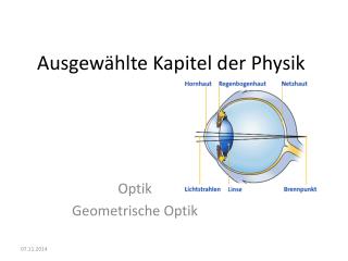 Ausgewählte Kapitel der Physik