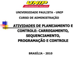 UNIVERSIDADE PAULISTA - UNIP