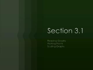 Section 3.1