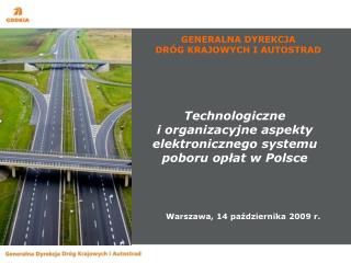 GENERALNA DYREKCJA DRÓG KRAJOWYCH I AUTOSTRAD