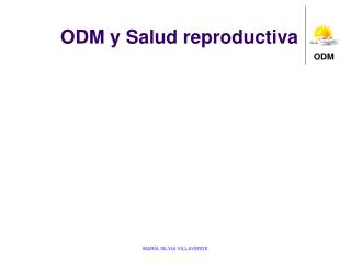 ODM y Salud reproductiva