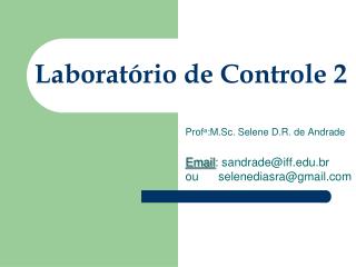 Laboratório de Controle 2