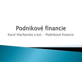 Podnikové financie