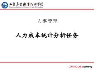 人力成本统计分析任务