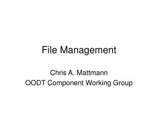 File Management