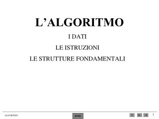 L’ALGORITMO