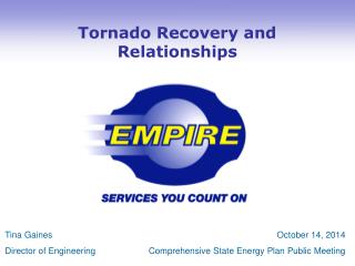 Tornado Recovery and Relationships