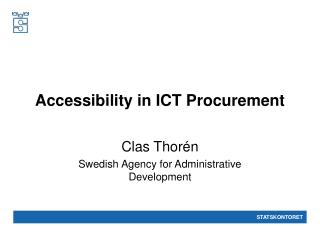 Accessibility in ICT Procurement