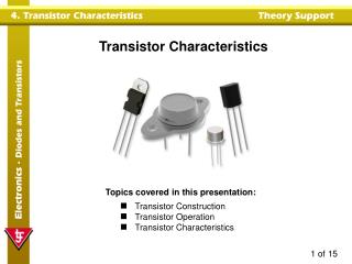 Transistor Characteristics