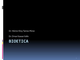 Bioetica