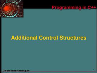 Additional Control Structures