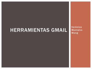 Herramientas gmail