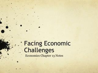 Facing Economic Challenges