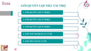 GÓI QUYỀN LỢI NHÀ TÀI TRỢ