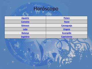 Horóscopo