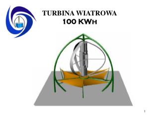 TURBINA WIATROWA 100 KWh