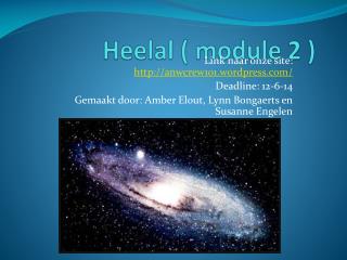 Heelal ( module 2 )