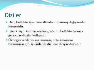 Diziler