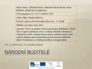 Národní buditelé